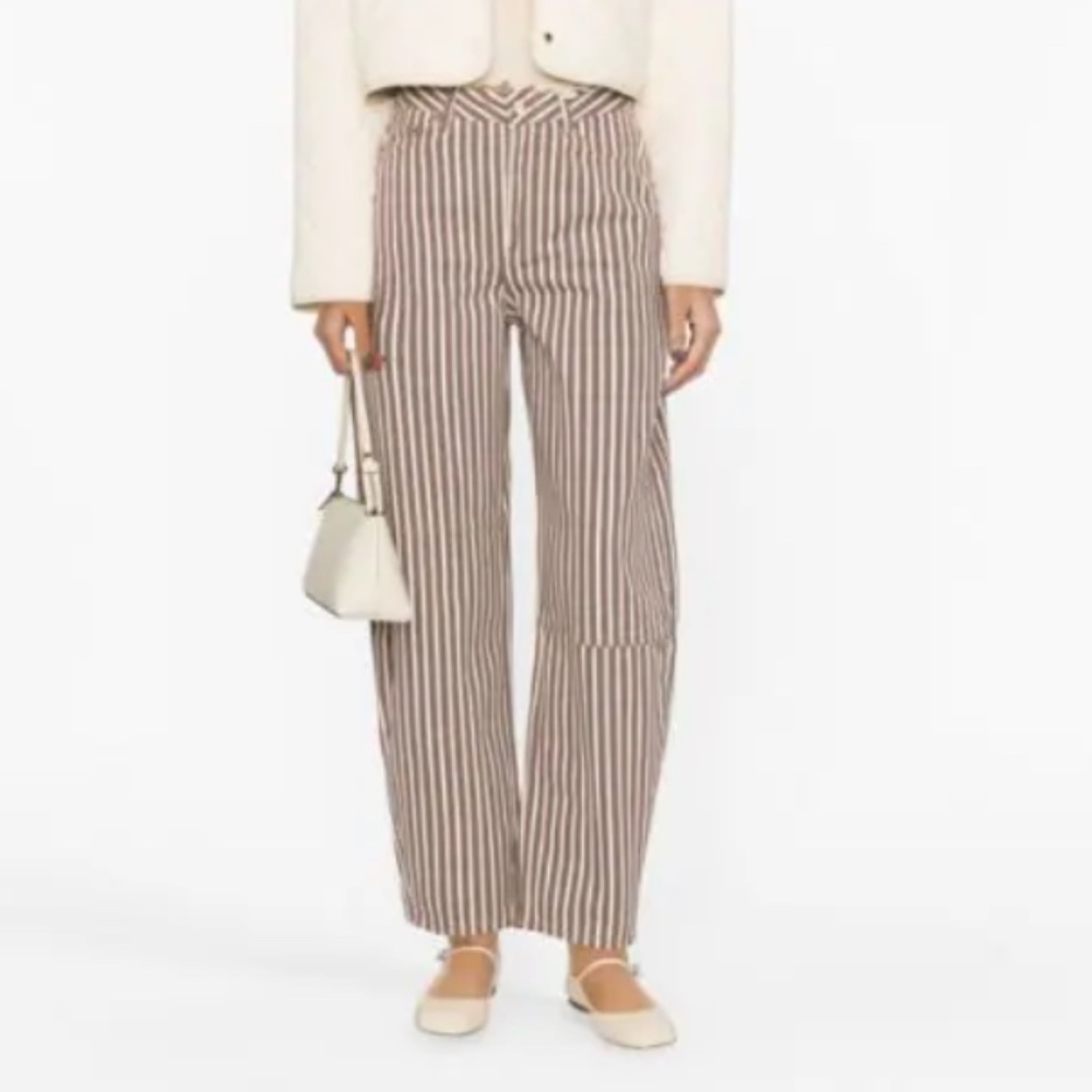 GANNI STRIPE JEAN